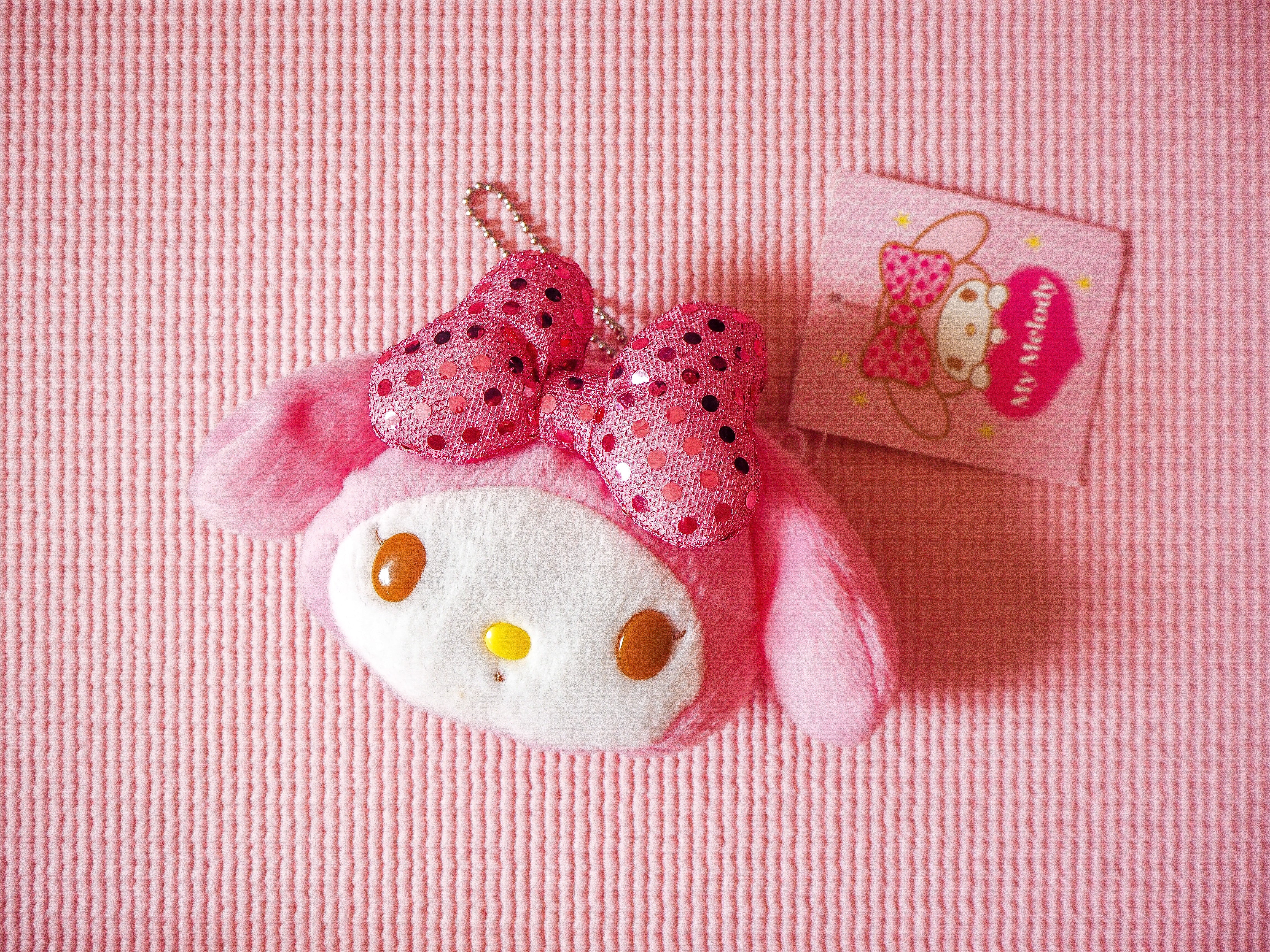 Sanrio My Melody Pink Zipped Purse Sequins Bow Anime - Tophatter Daily Deals