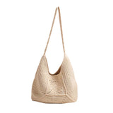 Raquel Crochet Hobo Shoulder Bag Straw Handbags & Wallets - Tophatter Daily Deals
