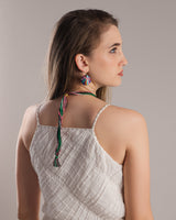 Beachy Boho Clay Necklace & Earrings Set Necklaces - Tophatter Daily Deals