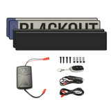 VANISH - Blackout Plate Cover EUROPEAN SIZE - Tophatter Daily Deals