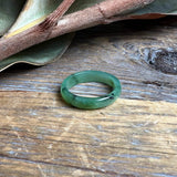 Narrow Jade Band Ring 5mm Rings - Tophatter Daily Deals