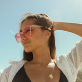Biscayners Warren Pink Women's Sunglasses Sunglasses - Tophatter Daily Deals