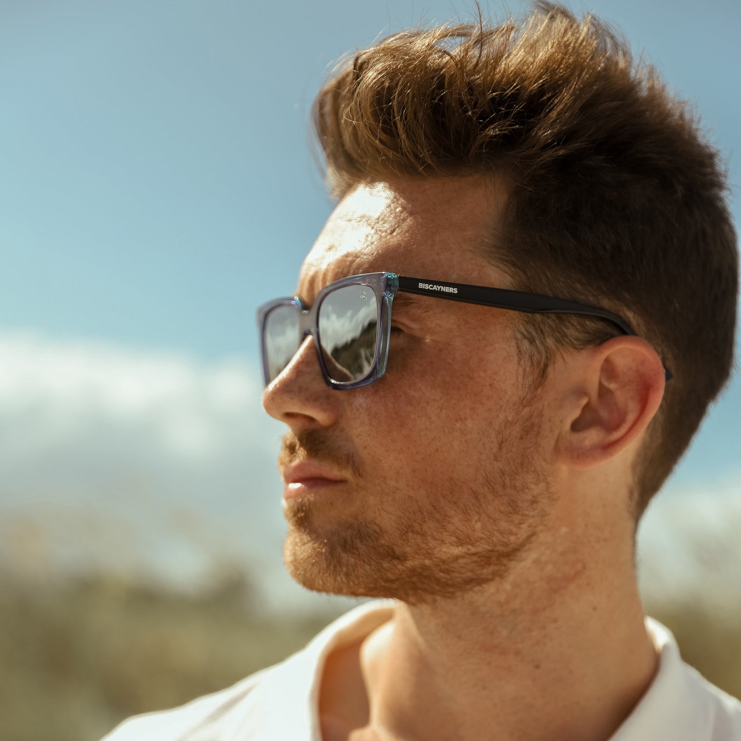 Biscayners Bill Bags Blue Sunglasses Sunglasses - Tophatter Daily Deals