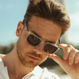 Biscayners Bill Bags Crystal Grey Sunglasses Sunglasses - Tophatter Daily Deals
