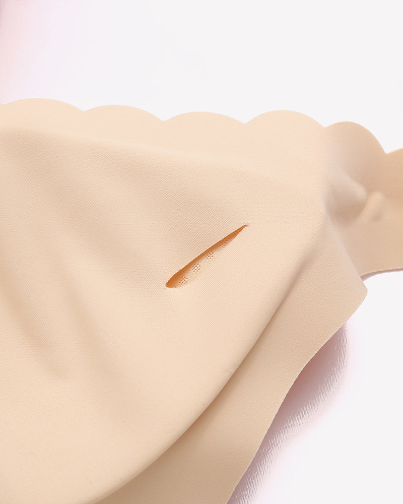 Wireless V Neck Seamless Full Coverage Bra Lingerie Sets-Bras - Tophatter Daily Deals