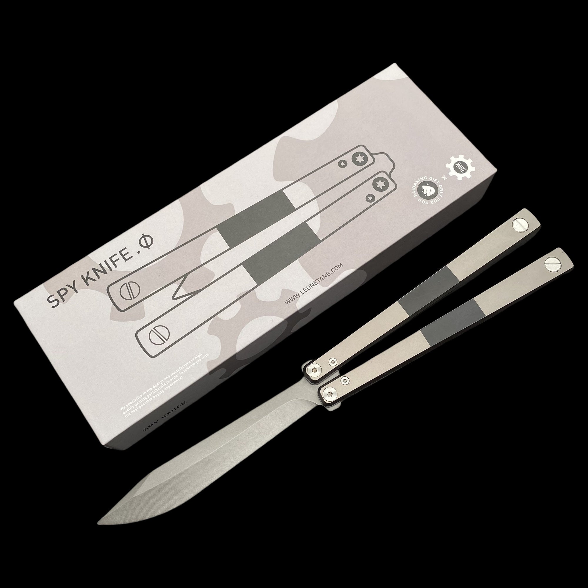 Best Quality Game Butterfly Knife IRL Game Balisong For Collection TF2 Spy Knife - Tophatter Daily Deals