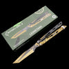 Best Quality Game Butterfly Knife IRL Game Balisong For Collection Cobra Vanguard CNC Version - Tophatter Daily Deals