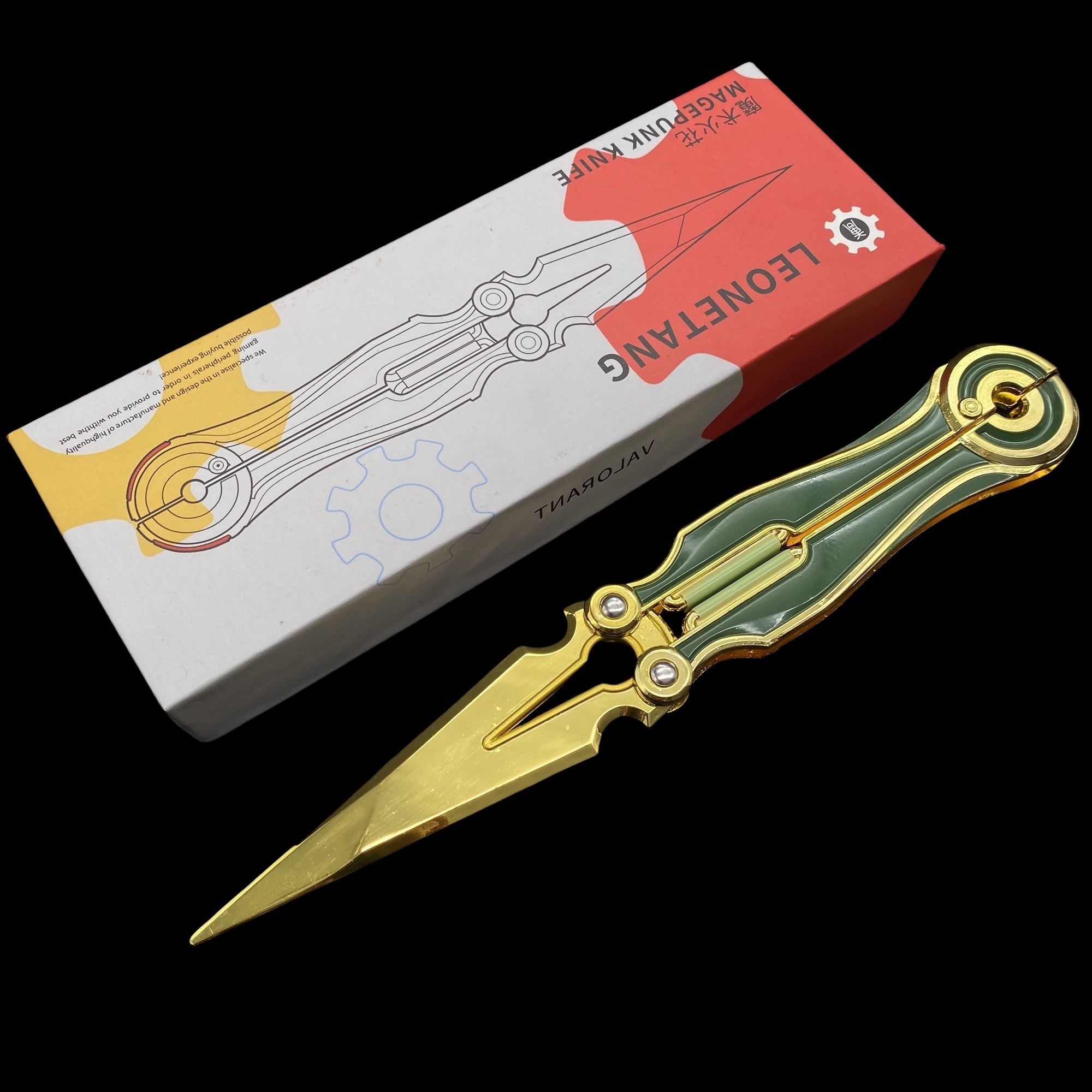 Best Quality Game Butterfly Knife IRL Game Balisong For Collection Magepunk 3.0 Knife - Tophatter Daily Deals