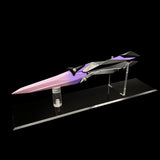 Best Quality Game Butterfly Knife IRL Game Balisong For Collection Singularity 2.0 Knife &Stand - Tophatter Daily Deals