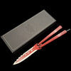 Best Quality Game Butterfly Knife IRL Game Balisong For Collection Black Rose Balisong - Tophatter Daily Deals