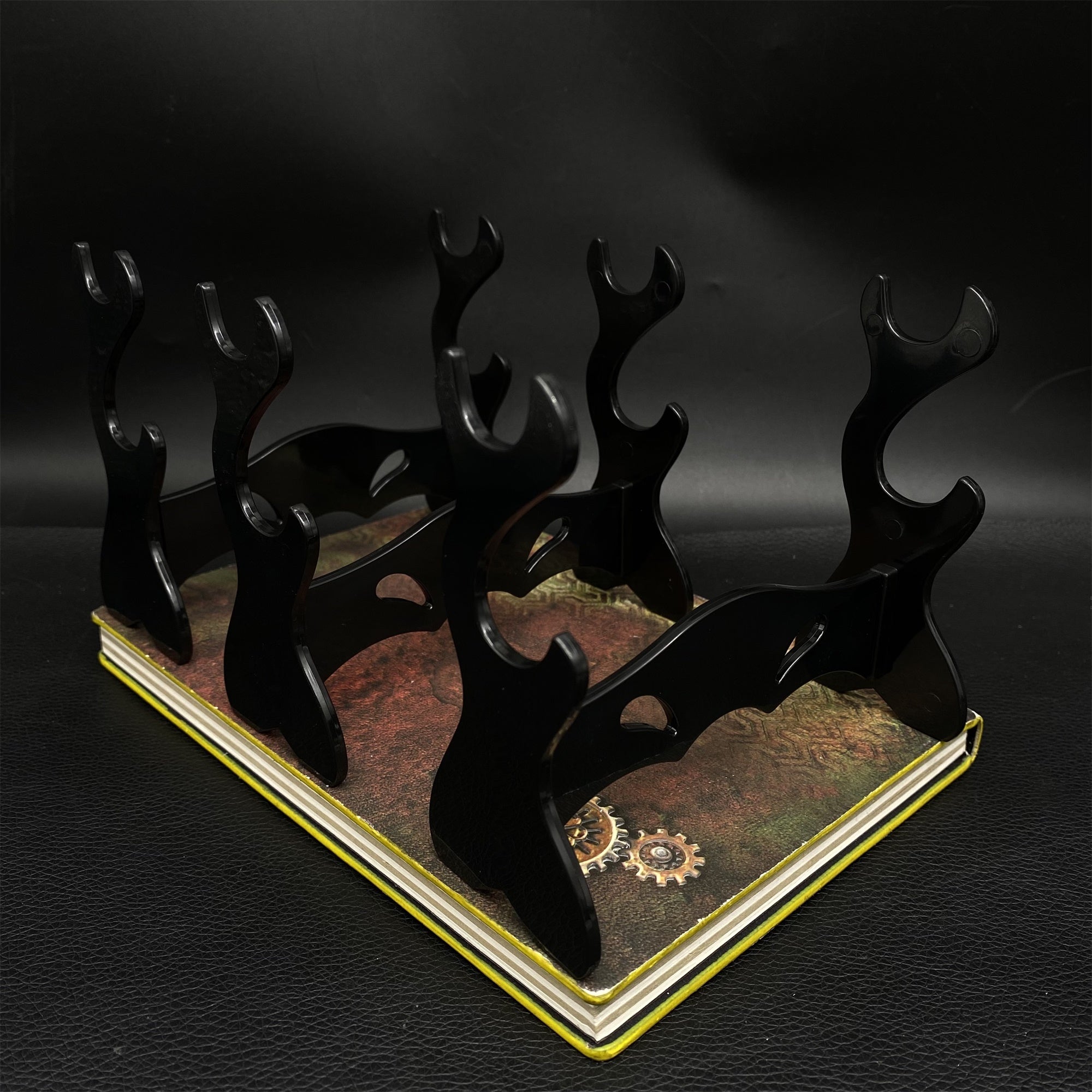 2-Layer Plastic Dagger Balisong Small Swords Display Stand 3 In 1 Pack 3 Holder In 1 Pack - Tophatter Daily Deals