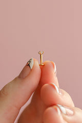 Crystal Flat Back Stud Earrings - Tophatter Daily Deals