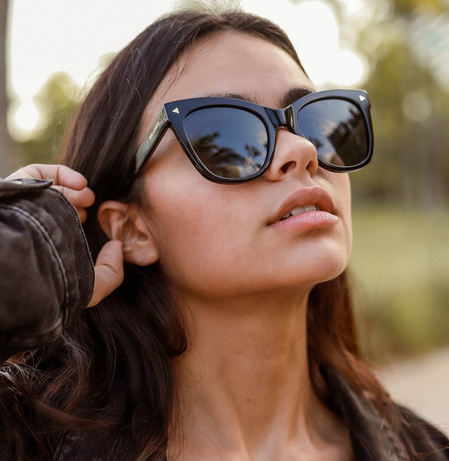 Biscayners Palm Black Women's Sunglasses Sunglasses - Tophatter Daily Deals