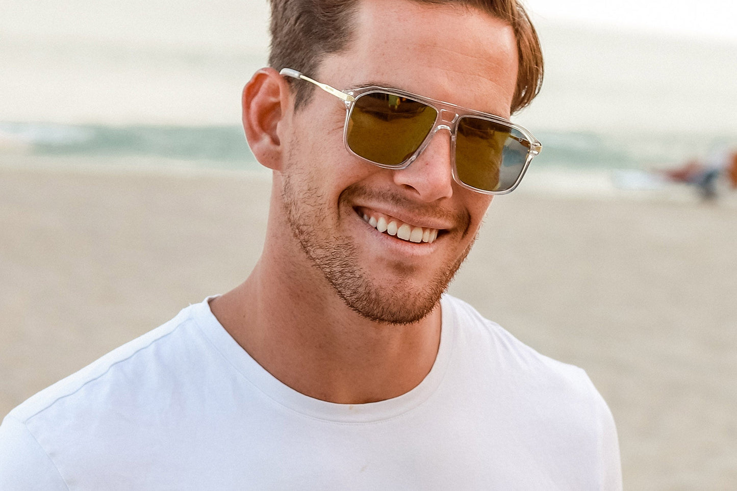 Biscayners Grand Bay Crystal Men's Sunglasses Sunglasses - Tophatter Daily Deals