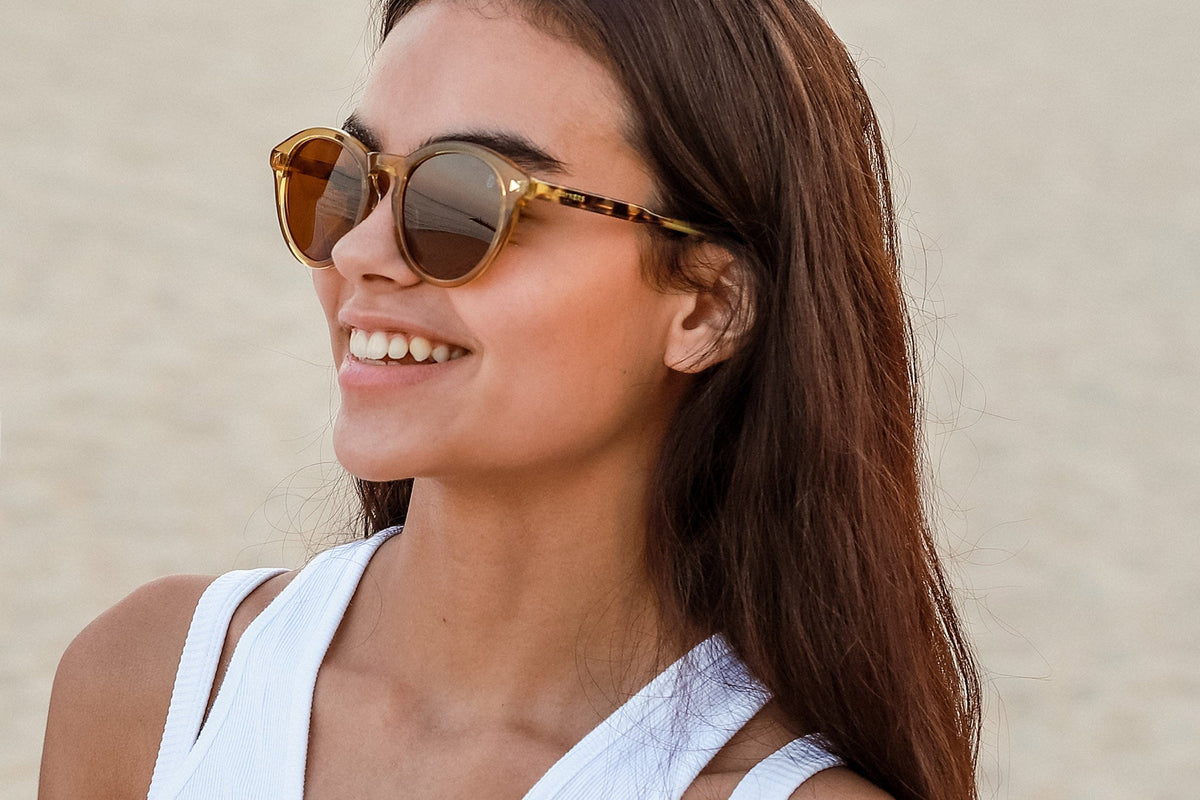 Biscayners Sunrise Honey Women's Sunglasses Sunglasses - Tophatter Daily Deals