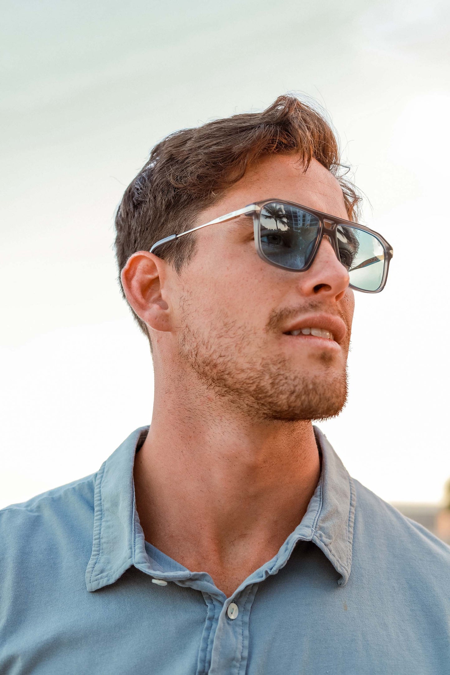 Biscayners Grand Bay Gray Men's Sunglasses Sunglasses - Tophatter Daily Deals