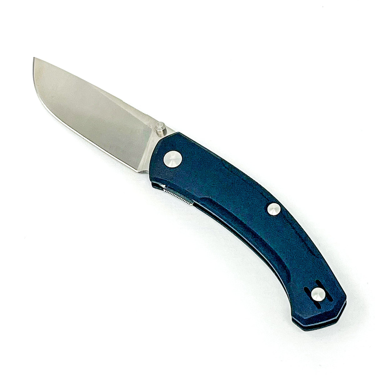GiantMouse ACE Iona V2 - Black Linen Micarta - Liner Lock - CPM-MagnaCut Knives - Tophatter Daily Deals