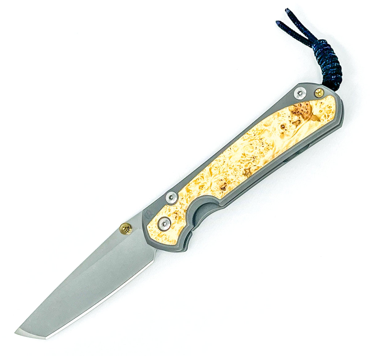 Chris Reeve Knives Large Sebenza 31 - Box Elder Inlay - Tanto - L31-1132 FOLDING KNIVES - Tophatter Daily Deals