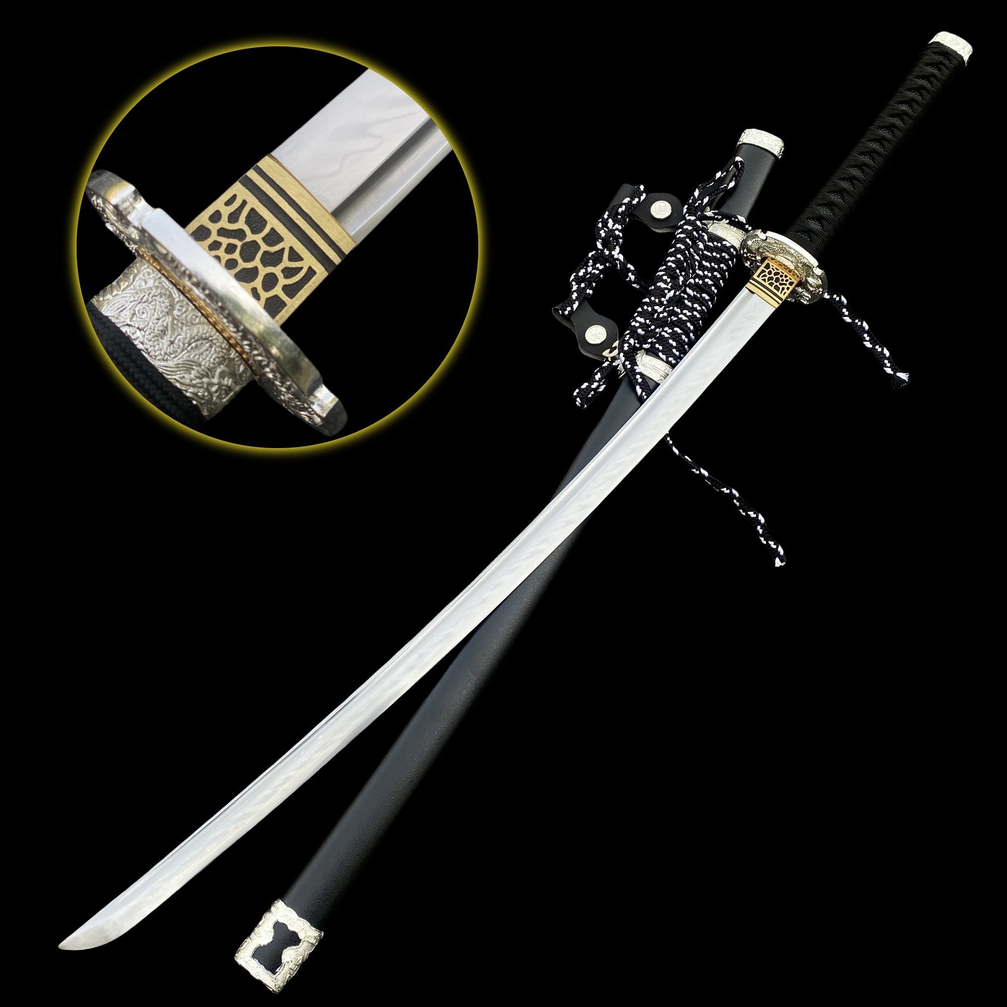 Ice Soul Katana Manganese Steel Samurai Sword - Tophatter Daily Deals