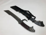 Fire and Steel - Fantasy Flame Demon Cleaver - Tophatter Daily Deals
