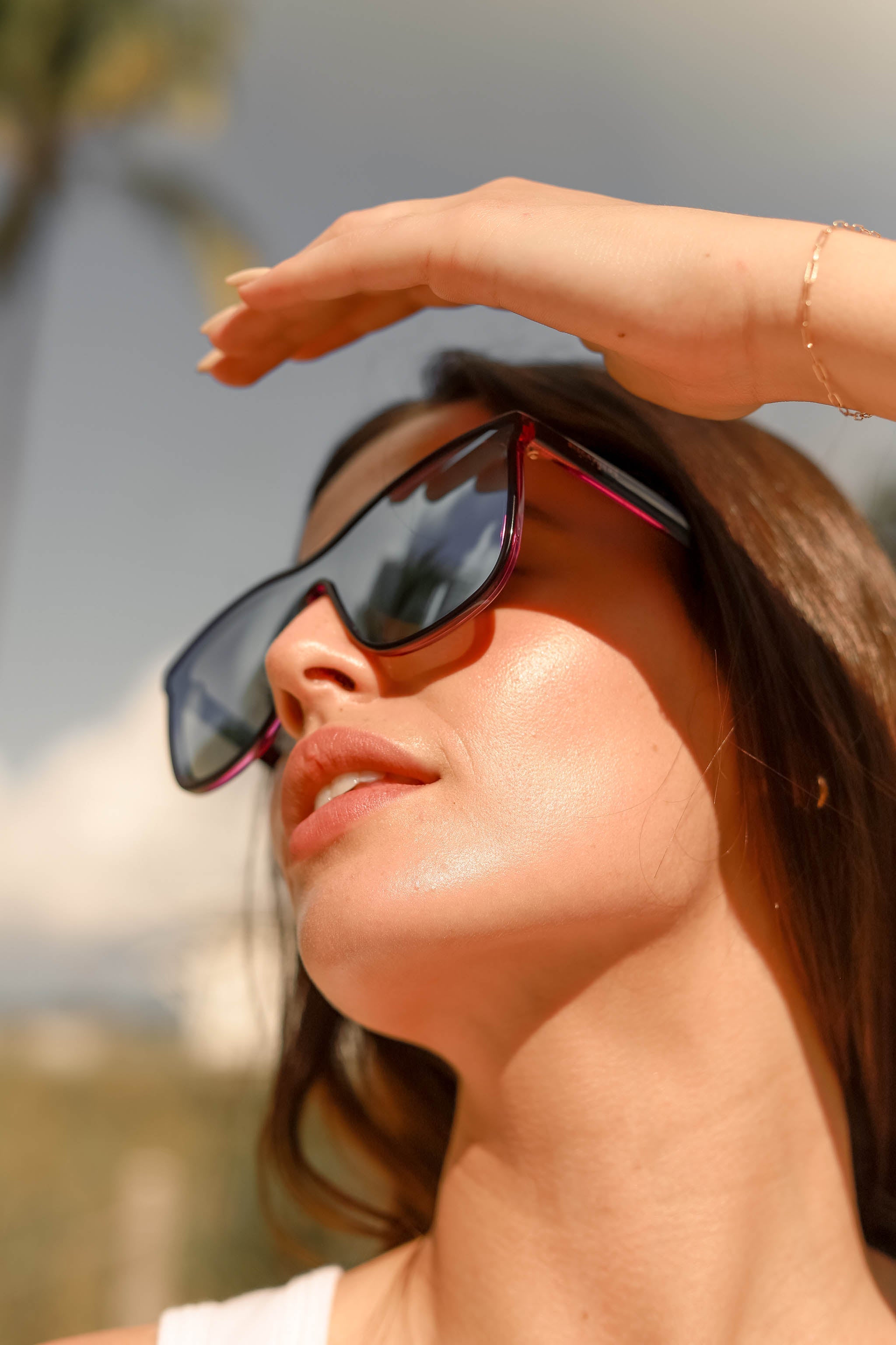 Biscayners Cranwood Magenta Women's Sunglasses Sunglasses - Tophatter Daily Deals