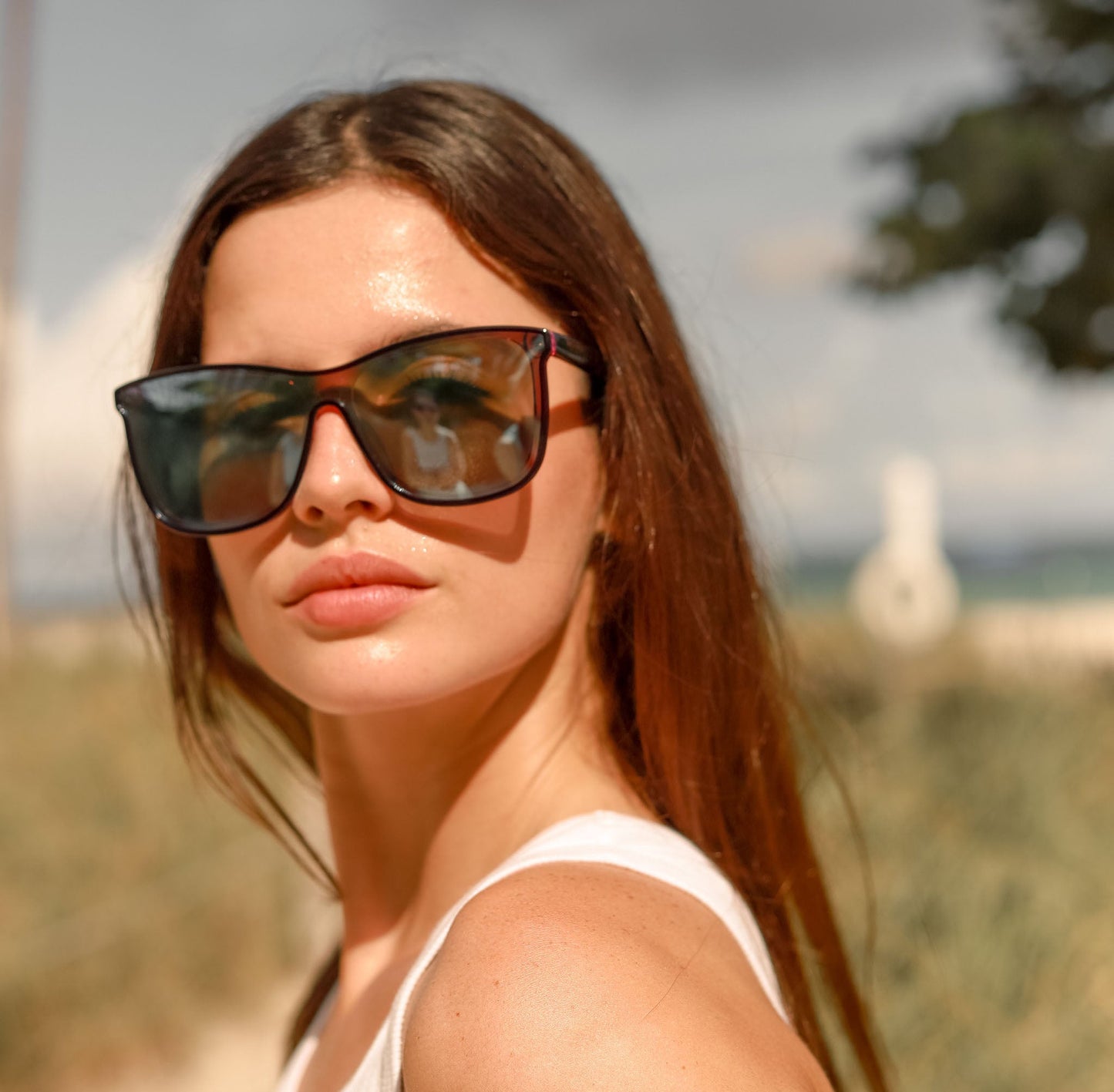 Biscayners Crandon Magenta Women's Sunglasses Sunglasses - Tophatter Daily Deals