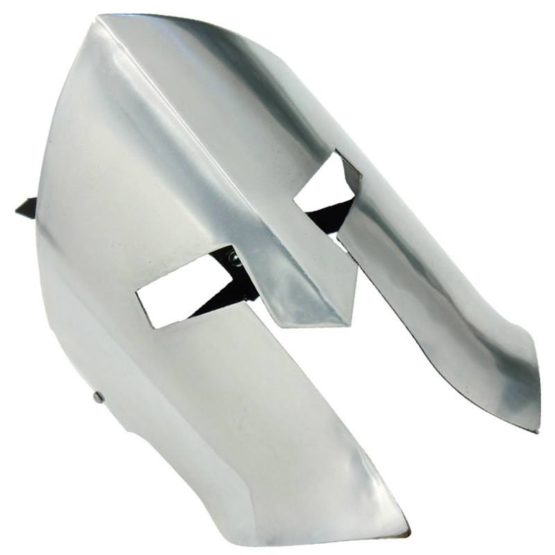 Ancient Mighty Spartan Facial Battle Mask 20 Guage Armor - Tophatter's Guns'N'Weapons Store Collectible Weapons - Tophatter Daily Deals