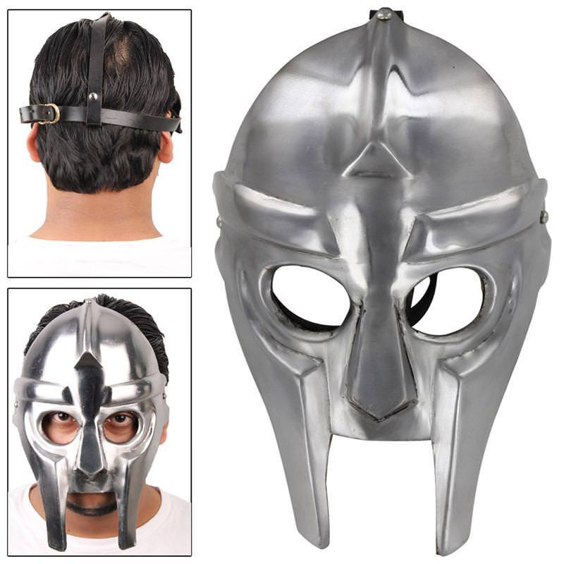 Supervillian MF Doom Underground Rapper 18g Costume Fantasy Mask Collectible Weapons - Tophatter Daily Deals