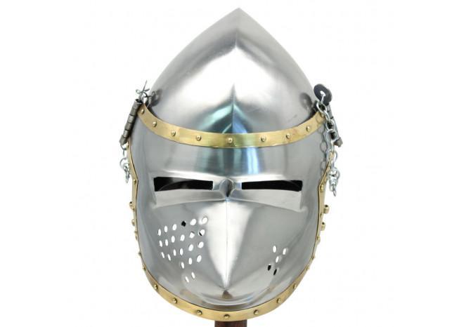 Medieval Hounskull Pigface Bascinet historical period - Tophatter Daily Deals
