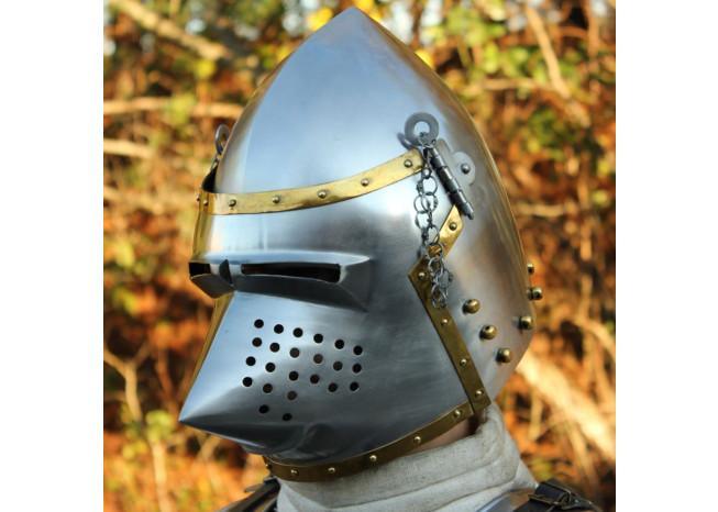 Medieval Hounskull Pigface Bascinet historical period - Tophatter Daily Deals