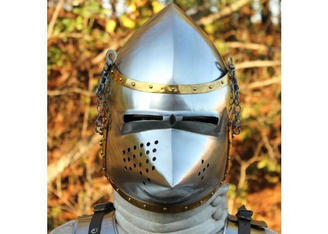 Medieval Hounskull Pigface Bascinet historical period - Tophatter Daily Deals