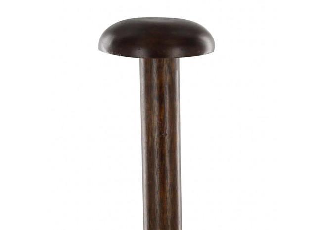Round Base Wooden Helmet Stand historical period - Tophatter Daily Deals