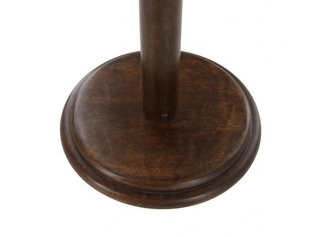 Round Base Wooden Helmet Stand historical period - Tophatter Daily Deals