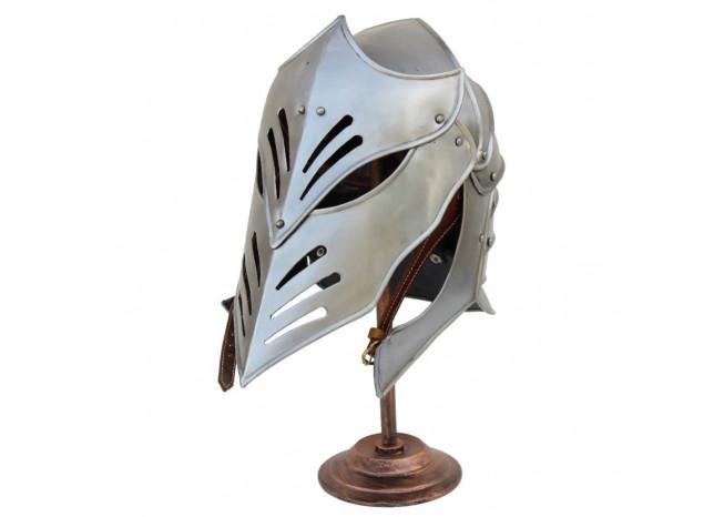 Antiqued Helmet Presentation Stand historical period - Tophatter Daily Deals