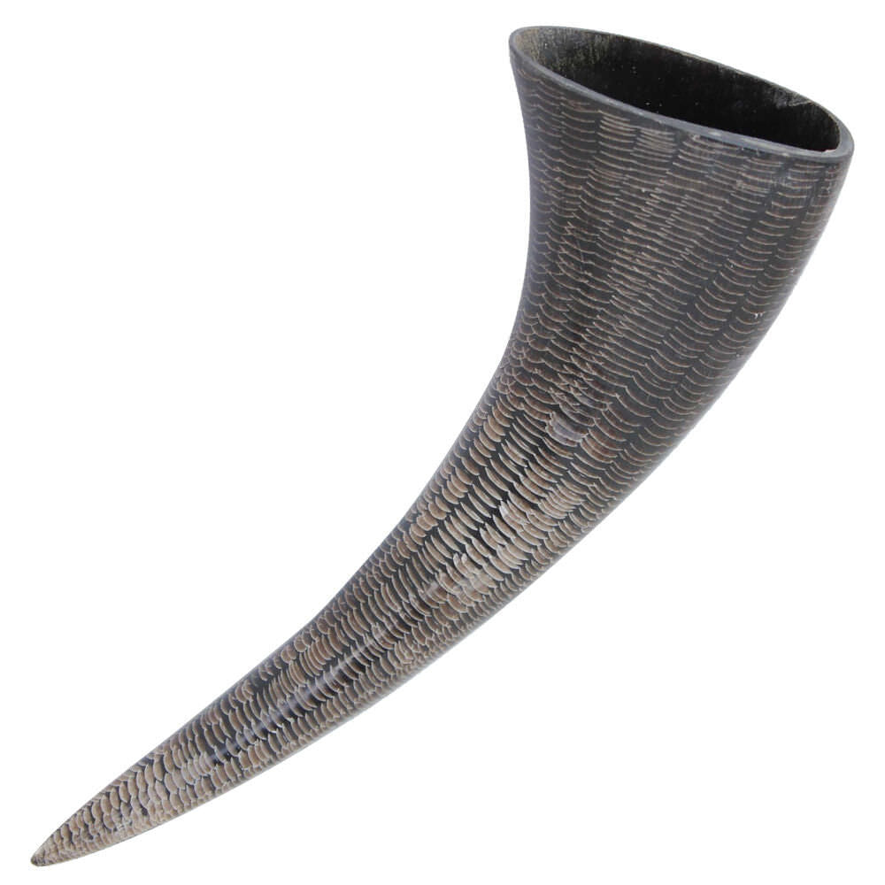Medieval Feasting Buffalo Black Dining Drinking Bovine Horn Collectible - TOPHATTER'S ARMORY DEALS Collectible Weapons - Tophatter Daily Deals
