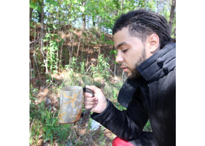 Earth Essence Drinking Horn Beer Mug historical period - Tophatter Daily Deals