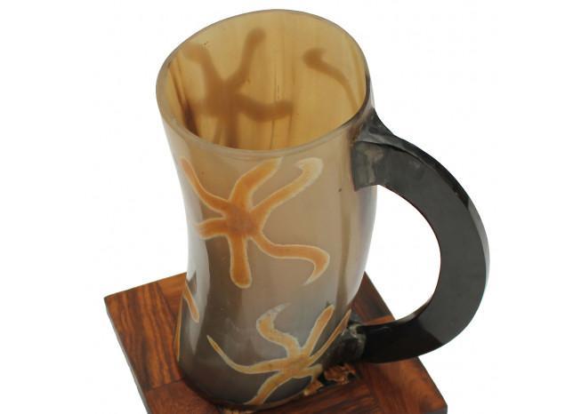 Earth Essence Drinking Horn Beer Mug historical period - Tophatter Daily Deals