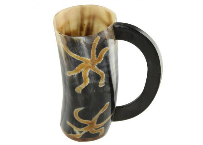 Earth Essence Drinking Horn Beer Mug historical period - Tophatter Daily Deals