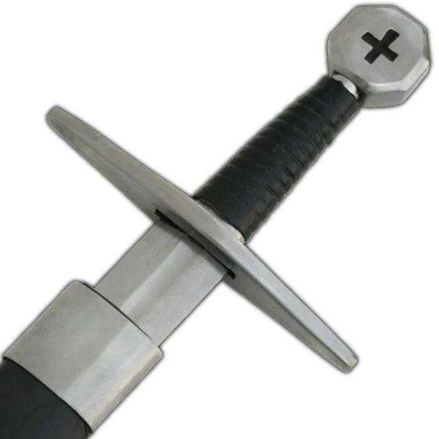 Knights Templar Long Sword Carbon Steel swords - Tophatter Daily Deals