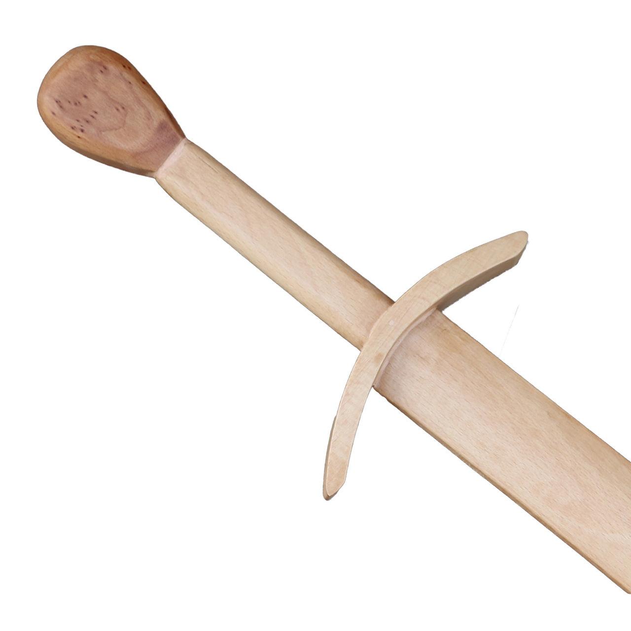 12th Century Beech Wood Replica Knightly Practice Sword swords - Tophatter Daily Deals