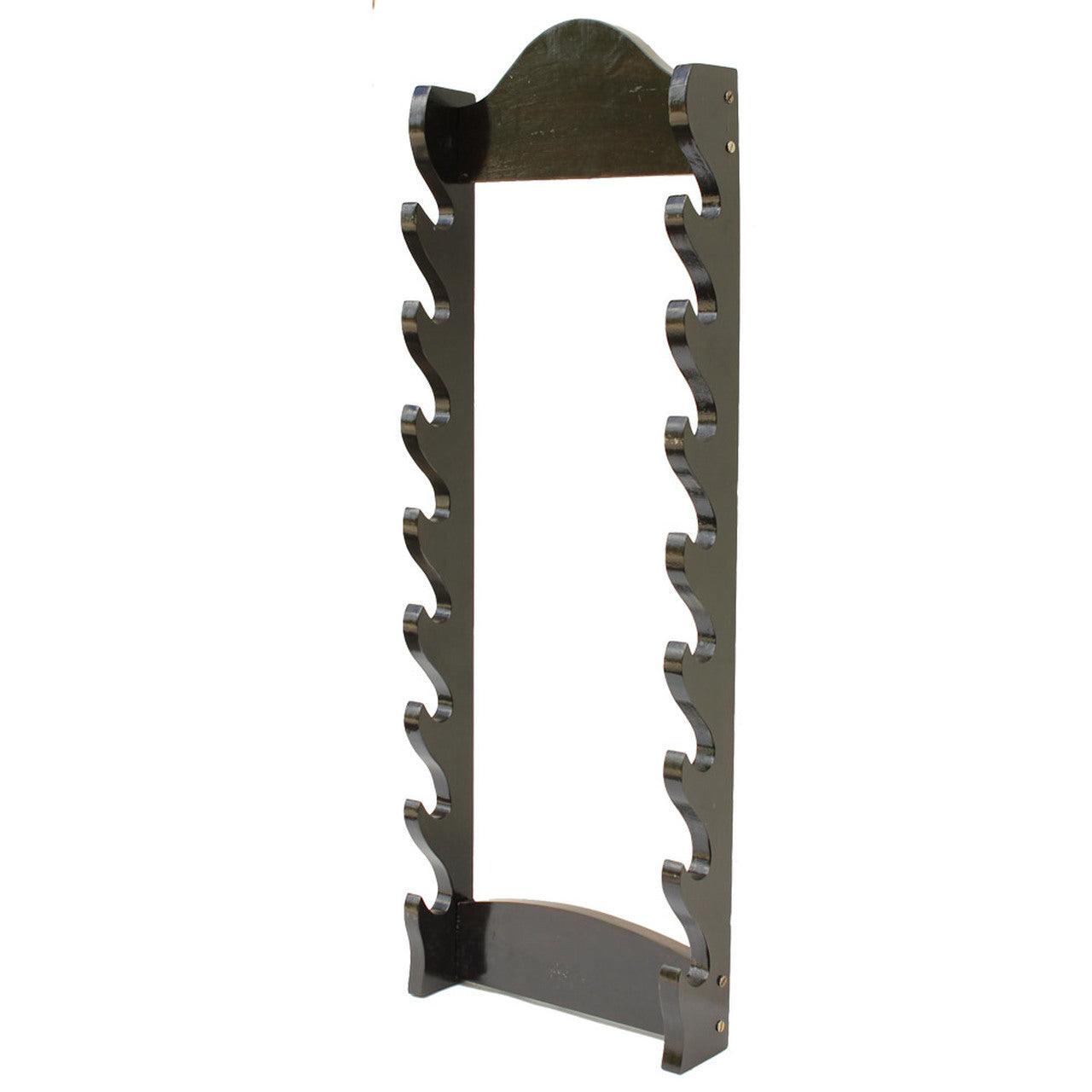 Premium Eight Tier Solid Wall Sword Display Display Stands & Plaques - Tophatter Daily Deals