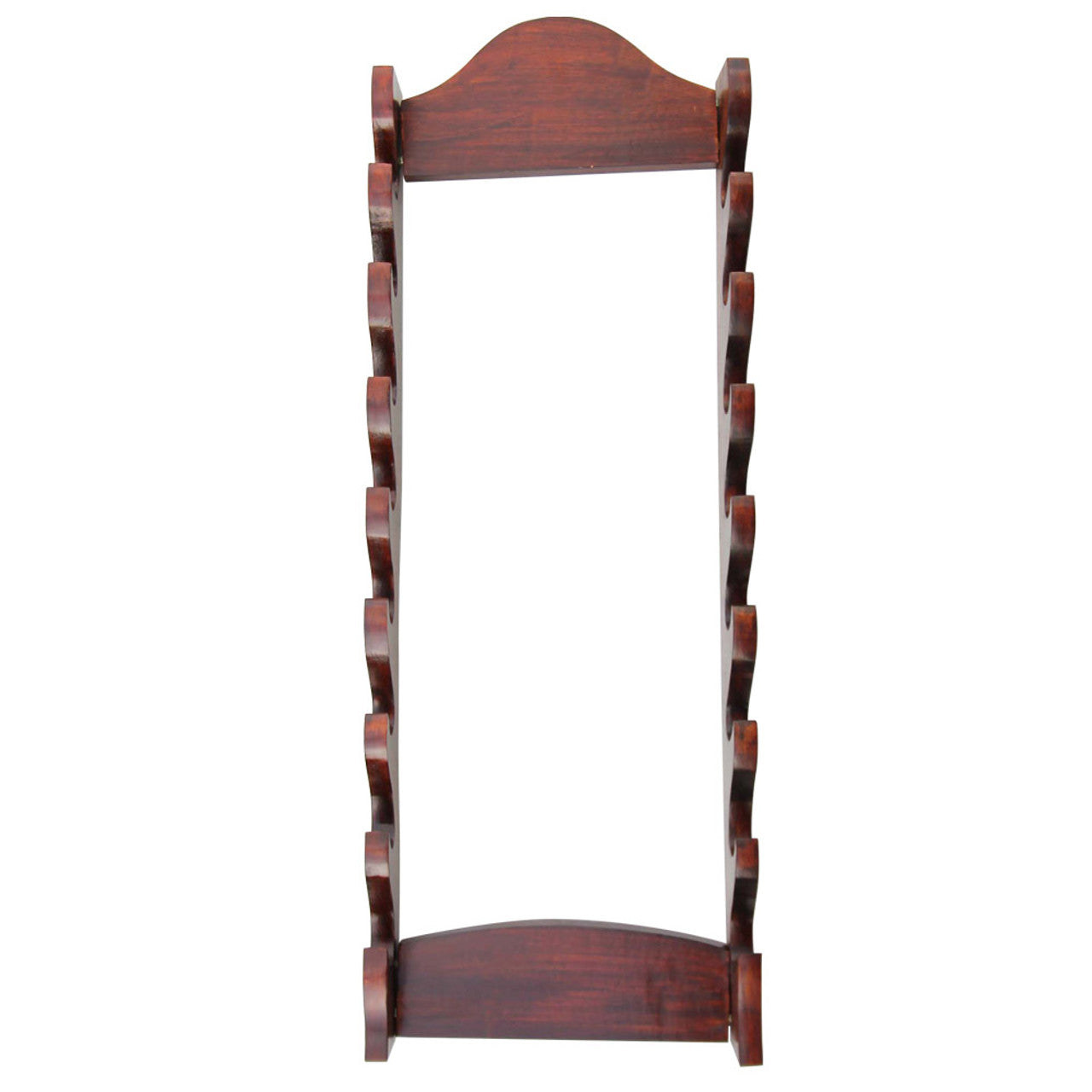Wooden Bushido 8 Tier Sword Wall Display Display Stands & Plaques - Tophatter Daily Deals