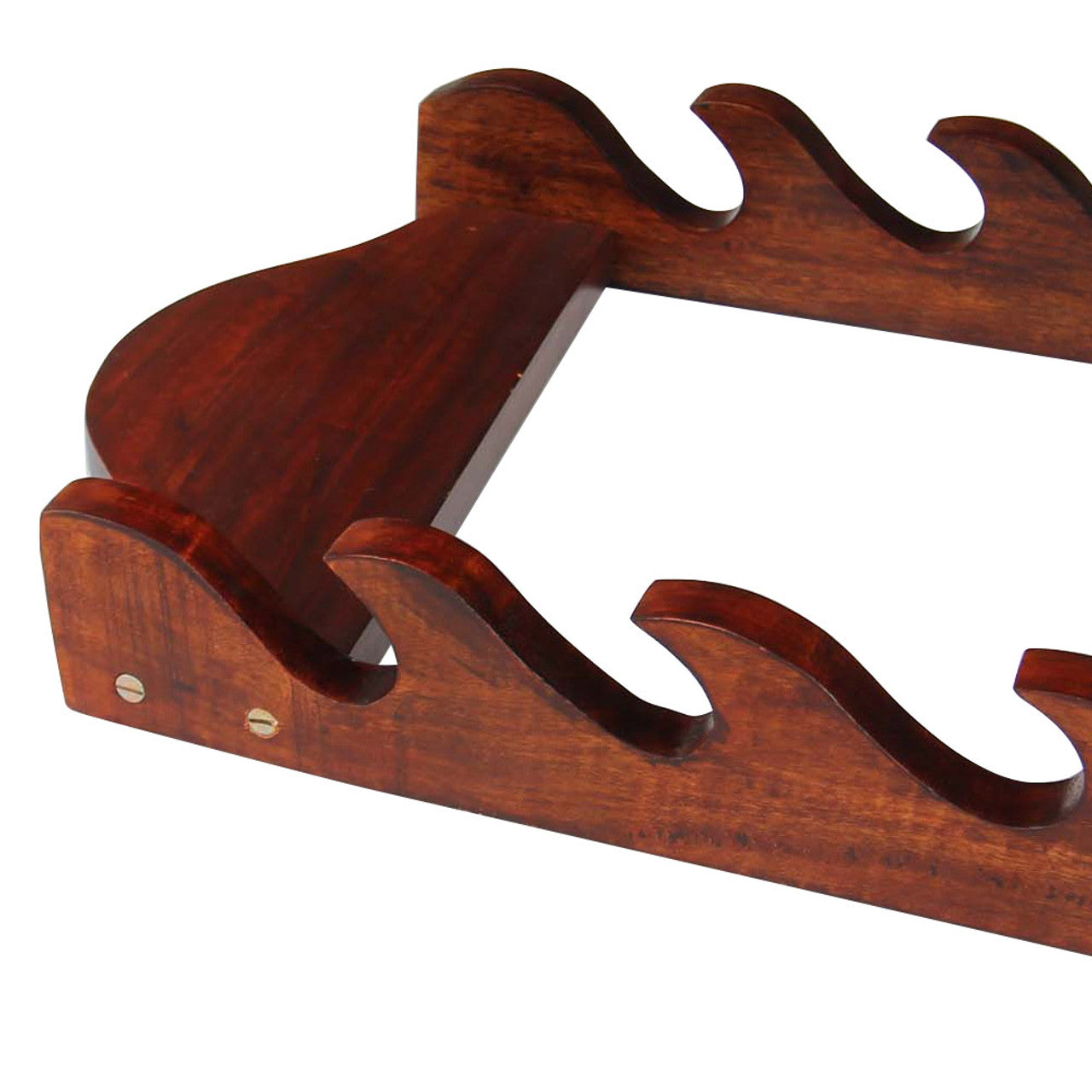 Wooden Bushido 8 Tier Sword Wall Display Display Stands & Plaques - Tophatter Daily Deals