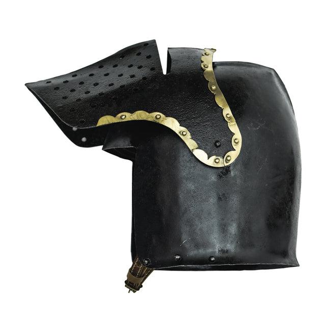The Cursed Black Knight Functional Medieval Helmet Armor historical period - Tophatter Daily Deals