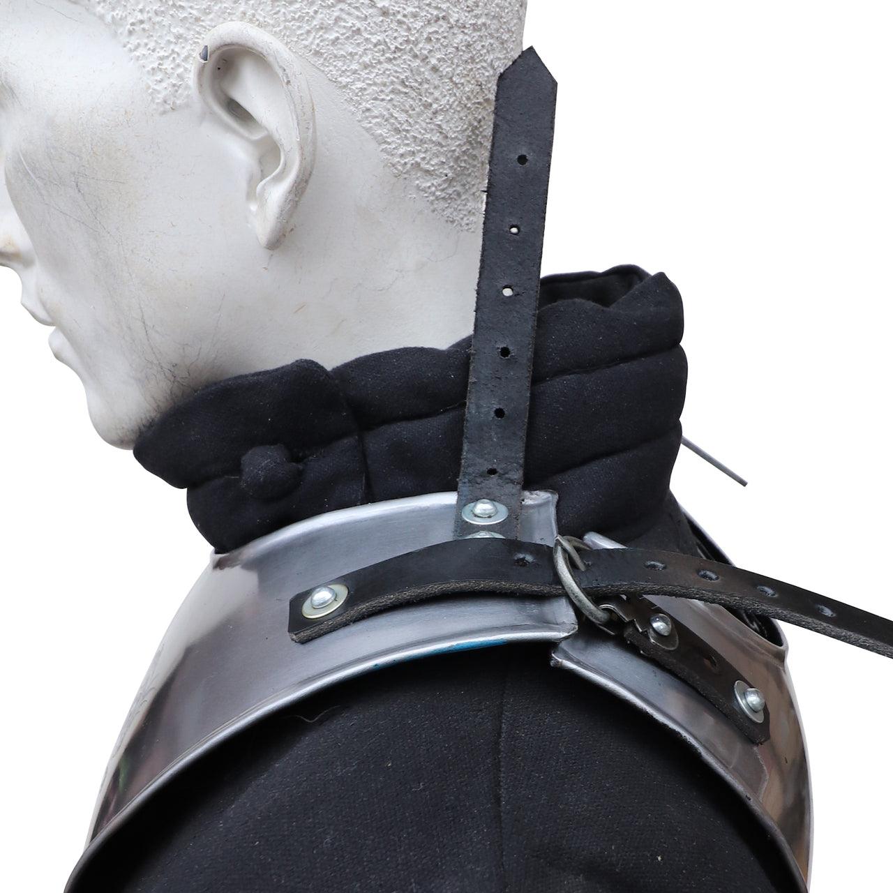 Dragon Hunter Medieval Steel Adjustable Gorget Armor historical period - Tophatter Daily Deals