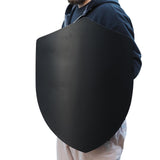 14th Century Four Point Functional Steel Matte Black Medieval Battle Shield historical period - Tophatter Daily Deals