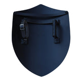 14th Century Four Point Functional Steel Matte Black Medieval Battle Shield historical period - Tophatter Daily Deals