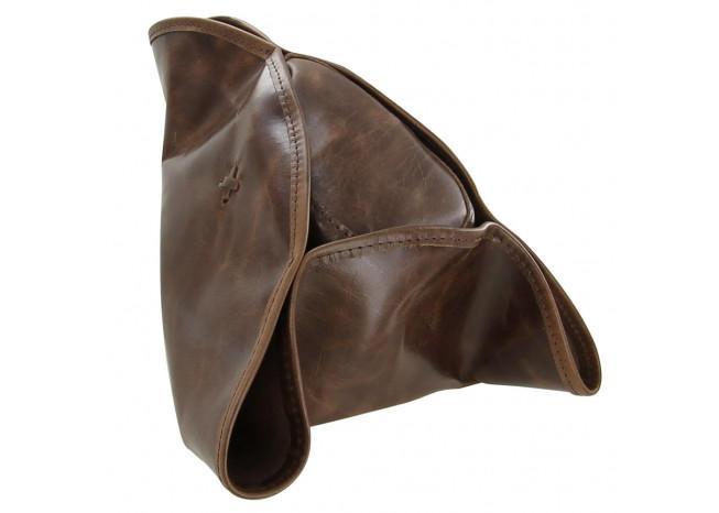 Real Leather Handmade Tricorn Pirate Hat historical period - Tophatter Daily Deals