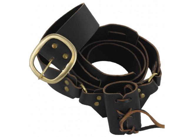 Leather Waist Hanger Frog Baldric Sword Hanger historical period - Tophatter Daily Deals