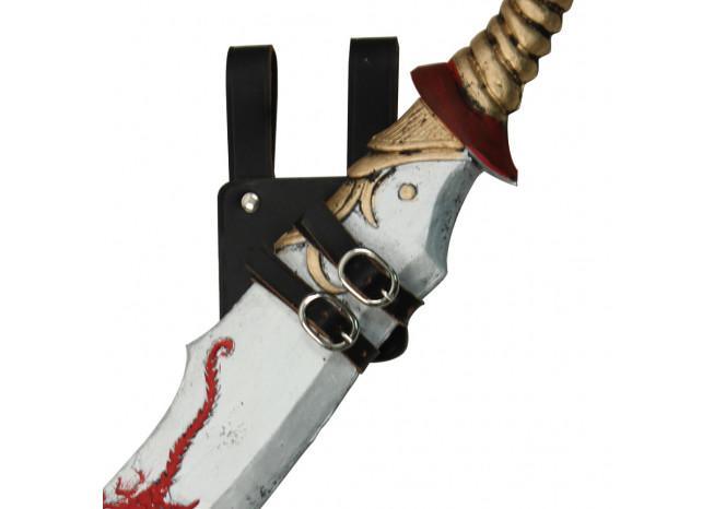First Crusade Holy War Black Leather Sword Frog historical period - Tophatter Daily Deals